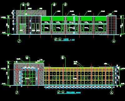 办公楼建筑施工图纸免费下载 - 建筑户型平面图 - 土木工程网